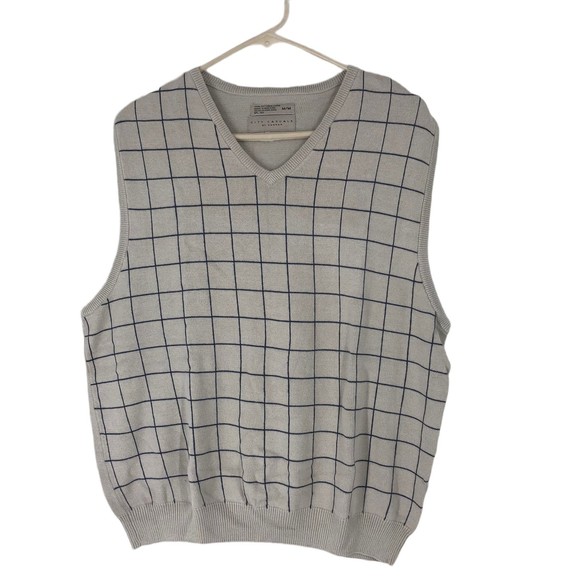 City Casuals Vintage Golfers Vest by Haggar SZ M Made in Hong Kong - Picture 1 of 5
